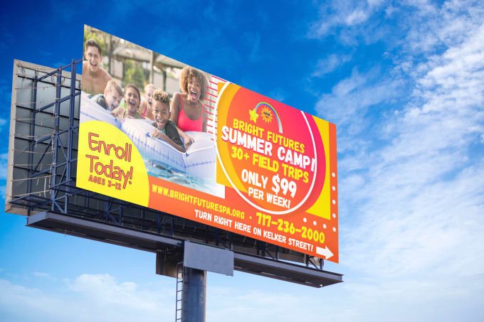 I will design your billboard ad or web banner under 24 hrs